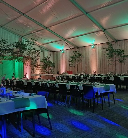 Hochzeit im Festzelt